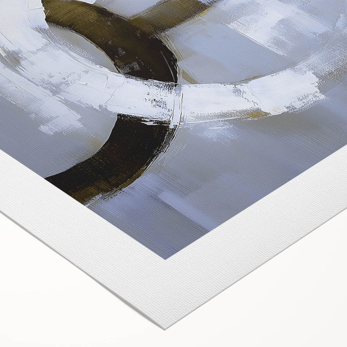 Minimalist Circle Abstract Living Room Wall Art - Modern Print