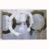 Minimalist Circle Abstract Living Room Wall Art - Modern Print