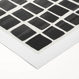 Modern Abstract Wall Art – Black Grid of Textured Minimal Squares