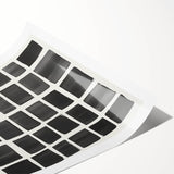 Modern Abstract Wall Art – Black Grid of Textured Minimal Squares