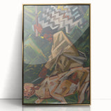 Vibrant Expressionist Wall Art - Bold Abstract Narrative Design