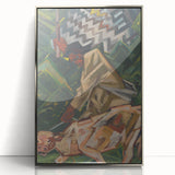 Vibrant Expressionist Wall Art - Bold Abstract Narrative Design