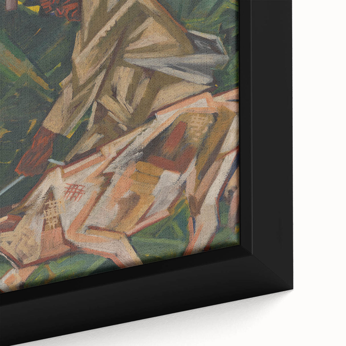 Vibrant Expressionist Wall Art - Bold Abstract Narrative Design