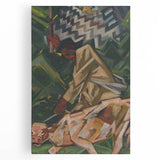 Vibrant Expressionist Wall Art - Bold Abstract Narrative Design