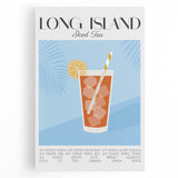 Large black and white stretched canvas featuring assorted kitchen utensils, ideal for kitchen wall art.