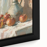 Black wall art featuring a close-up of colorful fruits on textured canvas, ideal for a vibrant living room.