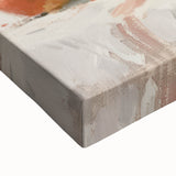 Large art depicting a black and white landscape painting of fruits on stretched canvas, suitable for bedroom wall decor.