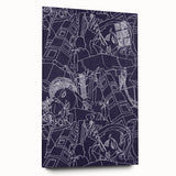 SPQR Modern Line Art Print - Intricate Abstract Design by Victor Proetz