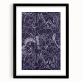 SPQR Modern Line Art Print - Intricate Abstract Design by Victor Proetz