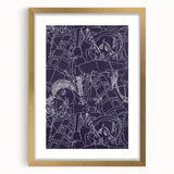 SPQR Modern Line Art Print - Intricate Abstract Design by Victor Proetz