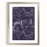 SPQR Modern Line Art Print - Intricate Abstract Design by Victor Proetz