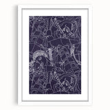 SPQR Modern Line Art Print - Intricate Abstract Design by Victor Proetz