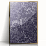 SPQR Modern Line Art Print - Intricate Abstract Design by Victor Proetz