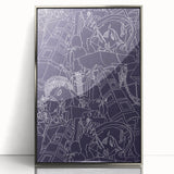SPQR Modern Line Art Print - Intricate Abstract Design by Victor Proetz