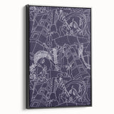 SPQR Modern Line Art Print - Intricate Abstract Design by Victor Proetz