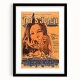 Janis Joplin Retro Wall Art – Vintage 1970s Blues Concert Print