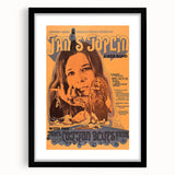 Janis Joplin Retro Wall Art – Vintage 1970s Blues Concert Print
