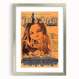 Janis Joplin Retro Wall Art – Vintage 1970s Blues Concert Print