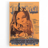 Janis Joplin Retro Wall Art – Vintage 1970s Blues Concert Print