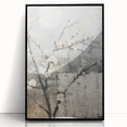 Minimalist Blossom Living Room Wall Art - Modern Canvas Print