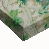 Close-up of an abstract figurative stretched canvas artwork showcasing vibrant colors and intricate patterns, perfect for modern home decor and artistic expression.