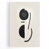 Abstract minimalist wall art stretched on canvas, showcasing soft pastel colors and geometric patterns, perfect for modern home decor and artistic expression.