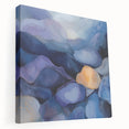 Colorful Abstract Wall Art – Dreamy Stones in Blue and Gold