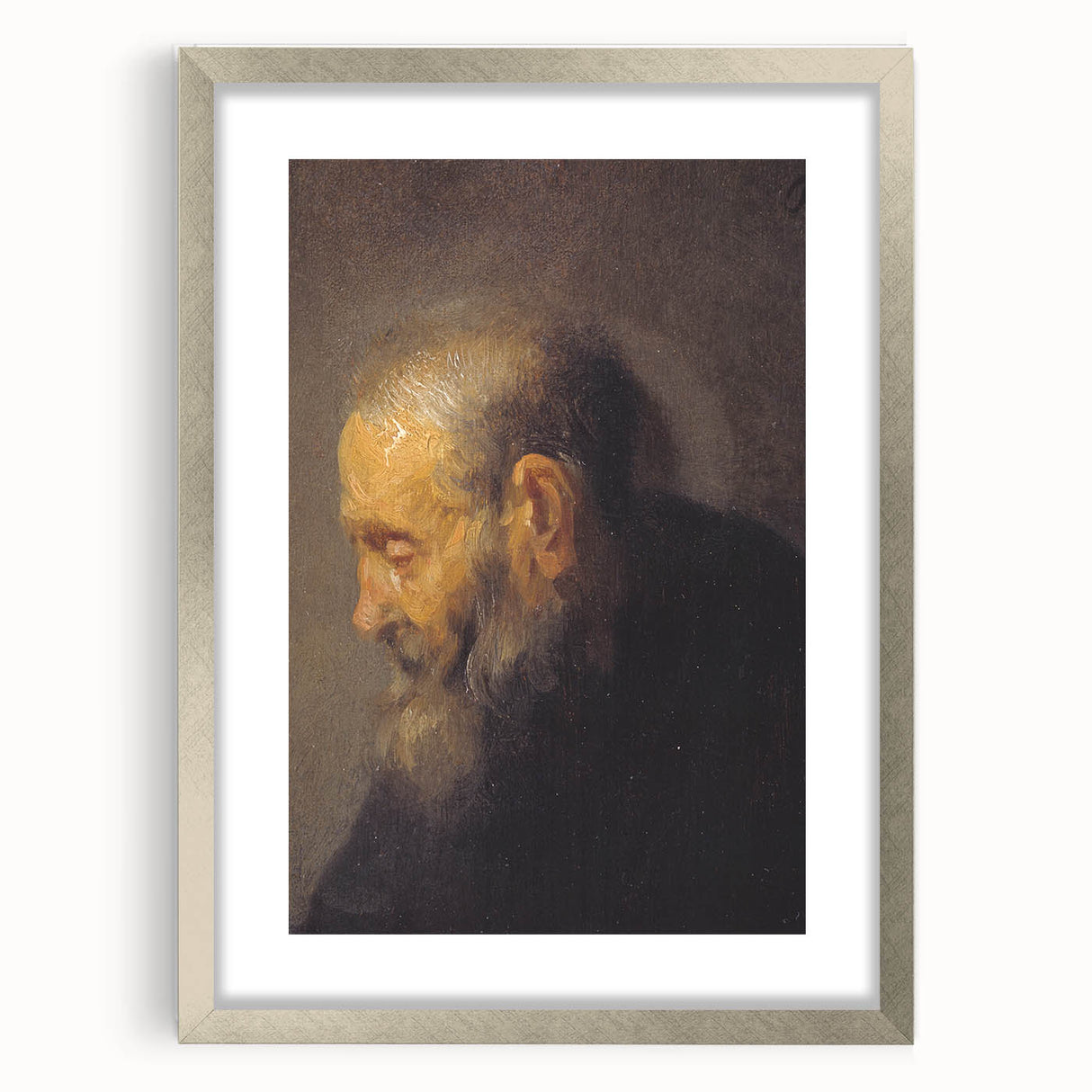 Baroque Portrait of an Elderly Man - Historical and Timeless Art