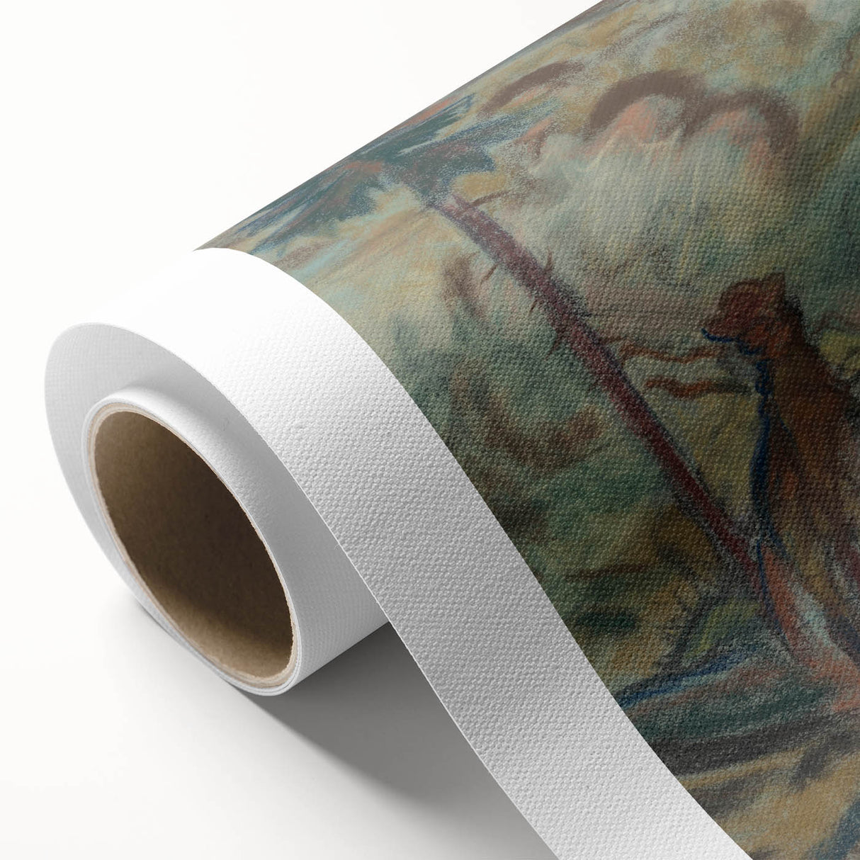 Expressionist Equestrian Landscape Wall Art - Dreamy Scenic Design