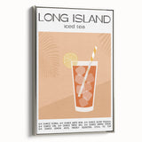 Landscape art painting of a colorful rural scene on a framed canvas, ideal for enhancing a dining room's ambiance.