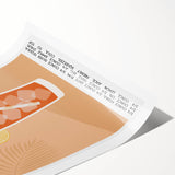 Extra large wall art featuring line art flowers in black and white, printed on rolled canvas.