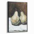 Black and white vintage poster art featuring an assortment of fruits on a framed canvas, ideal for bedroom wall decor.
