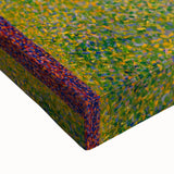 Gray Weather by Seurat: Serene Pointillist River Landscape Wall Art