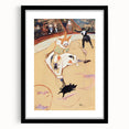 At the Circus - Playful Clown Art Print by Henri de Toulouse-Lautrec