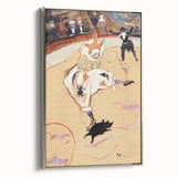 At the Circus - Playful Clown Art Print by Henri de Toulouse-Lautrec