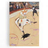 At the Circus - Playful Clown Art Print by Henri de Toulouse-Lautrec