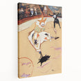 At the Circus - Playful Clown Art Print by Henri de Toulouse-Lautrec