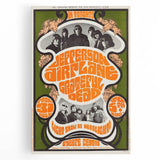Jefferson Airplane & Grateful Dead Retro Concert Wall Art