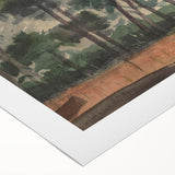 Realism Art Prints - Serene Palm Trees Landscape on Canvas and Acrylic