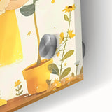 Sunflower Girl Nursery Art for Kids - Girls Bedroom Art