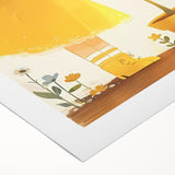 Sunflower Girl Nursery Art for Kids - Girls Bedroom Art