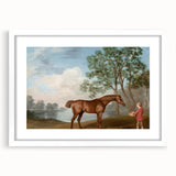 Pumpkin with a Stable Lad by George Stubbs - Romanticism Art Print