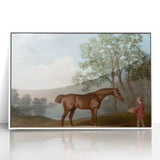 Pumpkin with a Stable Lad by George Stubbs - Romanticism Art Print