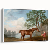 Pumpkin with a Stable Lad by George Stubbs - Romanticism Art Print