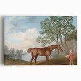 Pumpkin with a Stable Lad by George Stubbs - Romanticism Art Print