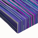 Acrylic Dining Room Artwork – Vibrant Purple and Blue Drip Art