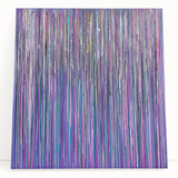 Acrylic Dining Room Artwork – Vibrant Purple and Blue Drip Art