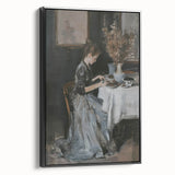 Abstract figurative framed canvas art showcasing a dynamic black design, emphasizing bold shapes and lines, perfect for modern decor in contemporary settings.