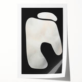 Abstract minimalist wall art print showcasing soft pastel colors and geometric shapes, rolled and ready for framing, perfect for modern home decor.