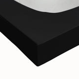 Close-up of an abstract minimalist wall art piece on stretched canvas, showcasing soft pastel colors and geometric shapes, ideal for modern home decor.